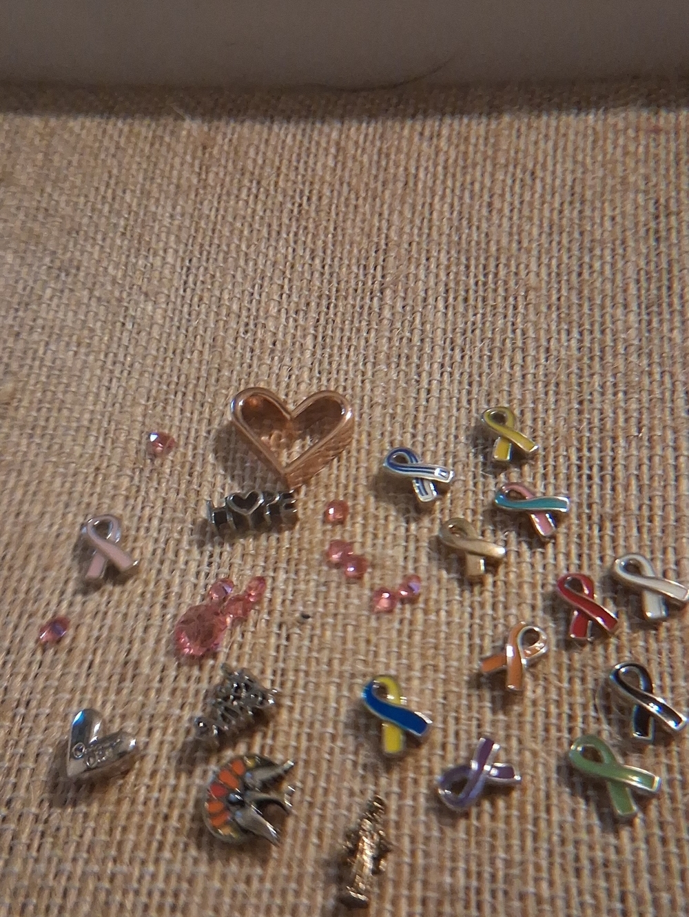 Origami Owl Cancer Charms New. 18